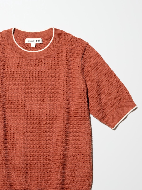 Áo Len Vải Pointelle Pha Cotton