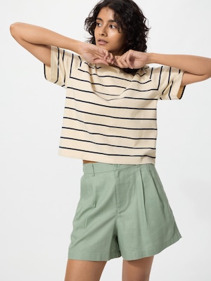 Quần Shorts Vải Linen Cotton