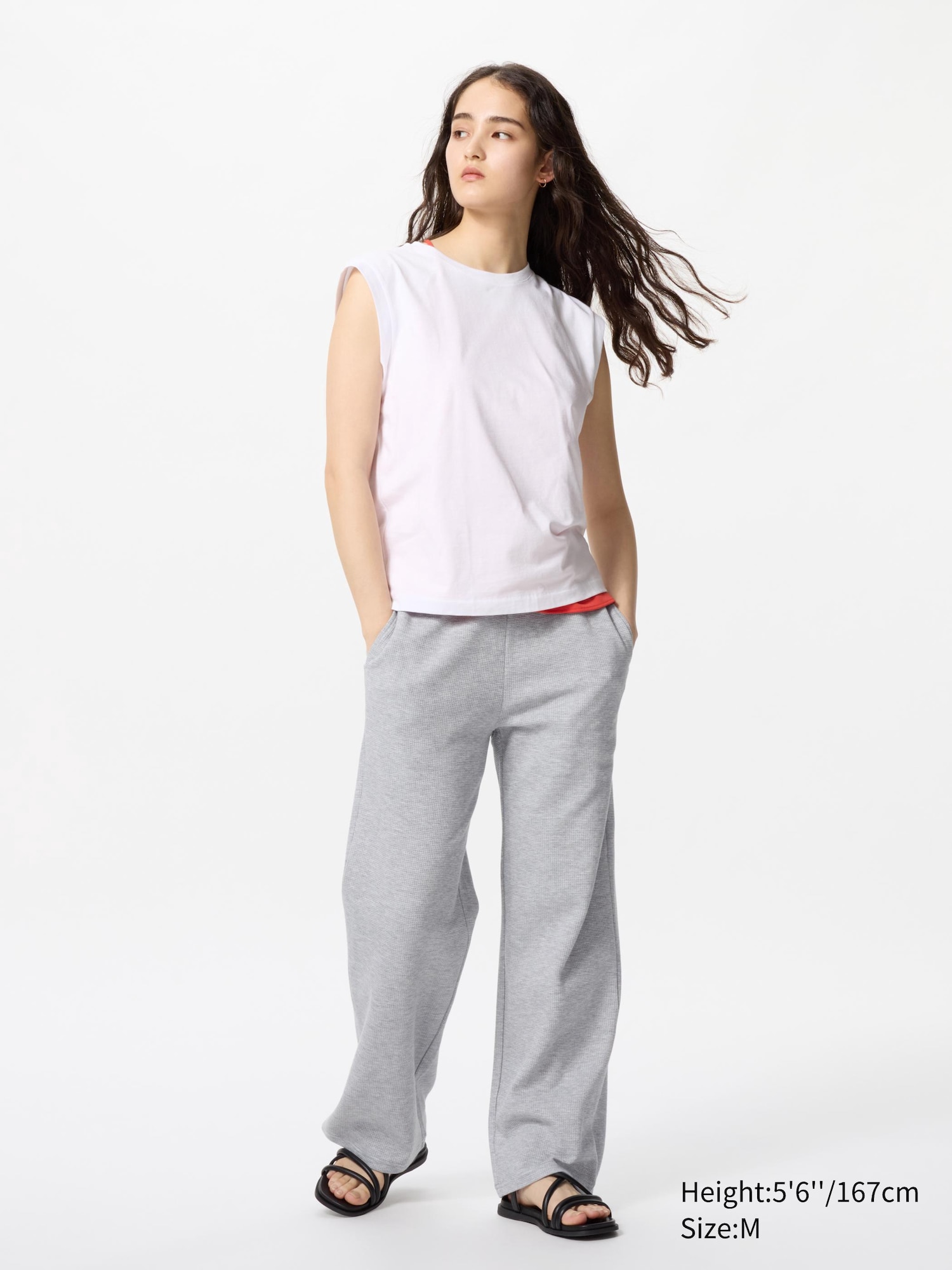 WOMEN'S WAFFLE EASY PANTS | UNIQLO VN