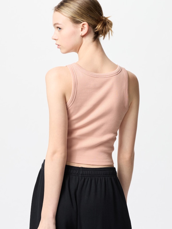 Áo Bra Top Vải Gân Dáng Ngắn