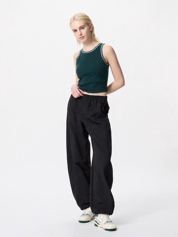 Áo Bra Top Vải Gân Dáng Ngắn | Lined