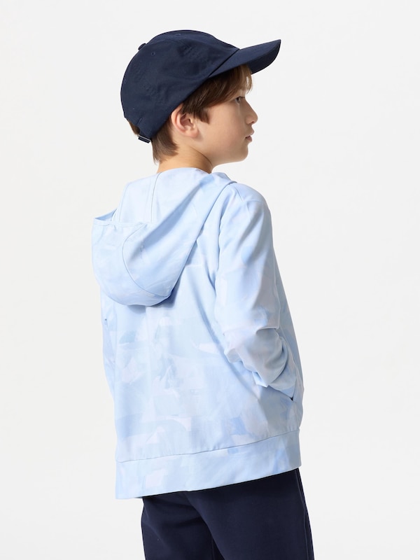 AIRism Áo Hoodie Chống Tia UV Kéo Khóa