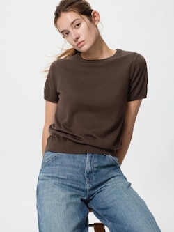 Áo Len Chống Tia UV Cổ Tròn