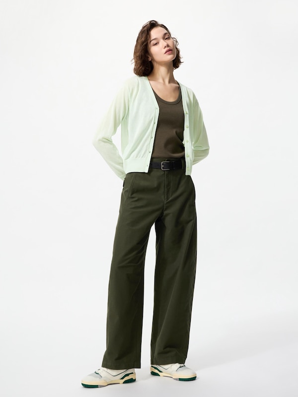 Áo Cardigan Nhẹ Cổ V