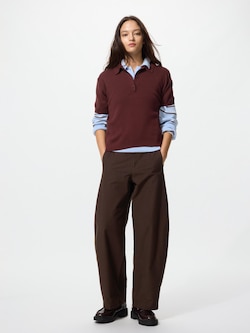 Quần Dài Ống Barrel Vải Jersey