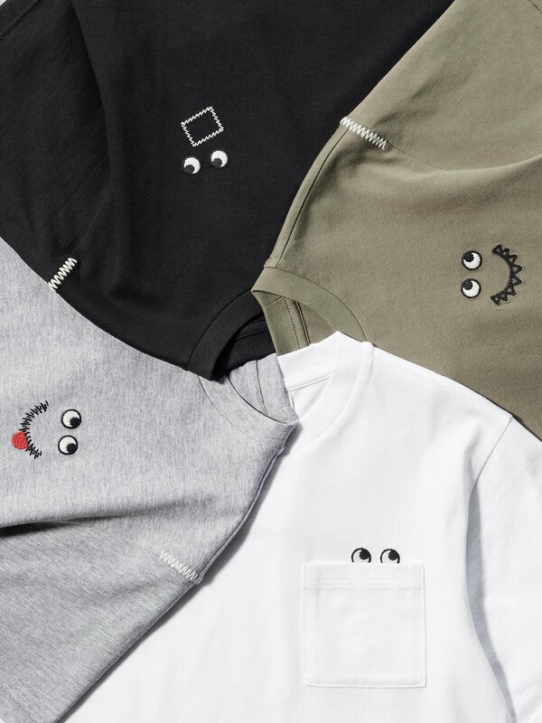 KT1EASY | Áo Thun Cổ Tròn In Họa Tiết