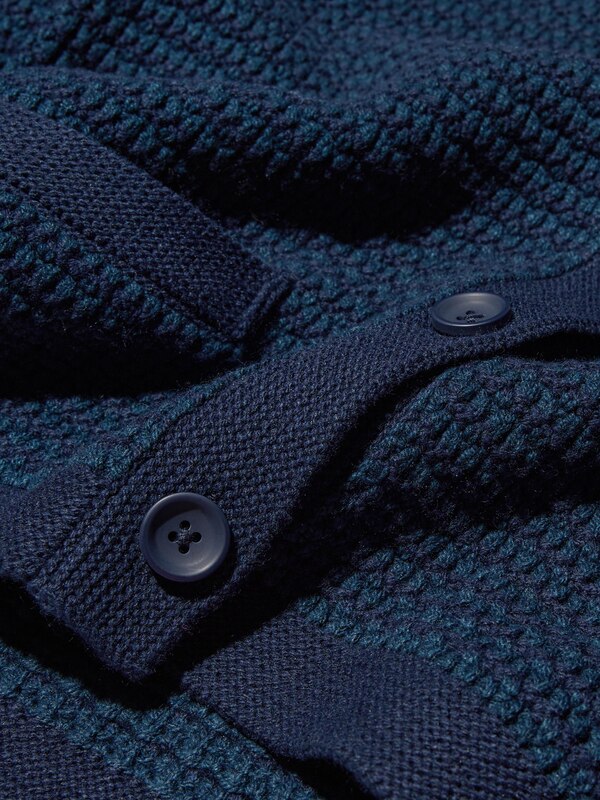 Áo Khoác Len Dáng Ngắn | Kẻ Sọc