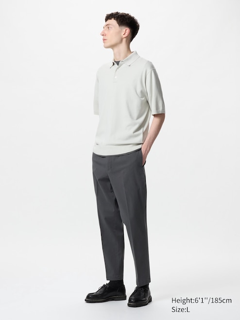 MEN'S SMART ANKLE PANTS COTTON UNIQLO VN