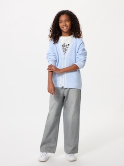 Quần Jeans Ống Suông Dáng Rộng