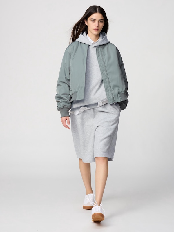 Quần Shorts Nỉ Dáng Rộng