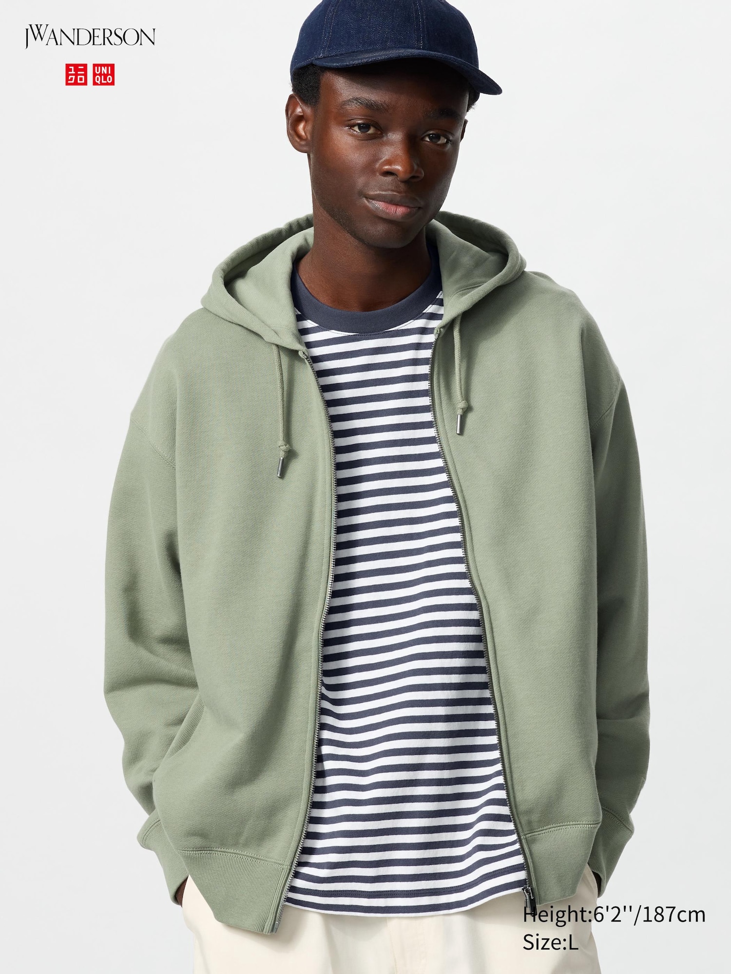 SWEAT OVERSIZED FULL-ZIP HOODIE | UNIQLO VN