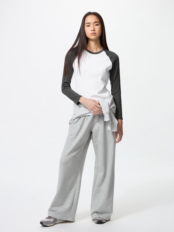 Áo Thun Vải Gân Mềm | Raglan