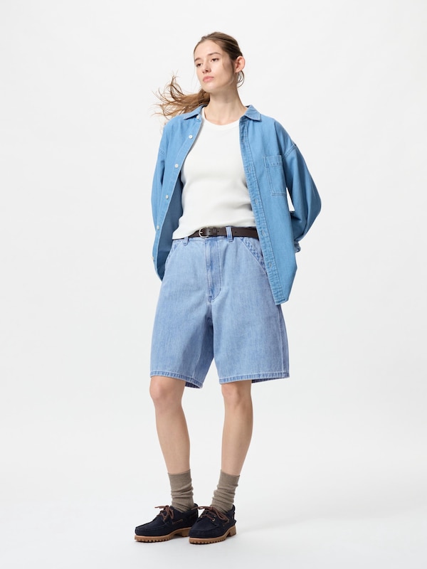 Quần Short Vải Denim