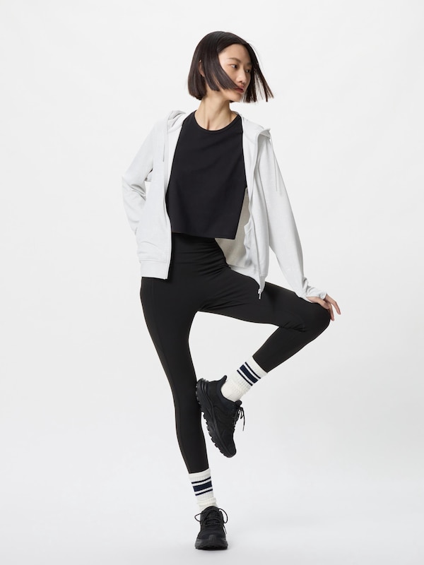 AIRism Áo Hoodie Chống Tia UV Kéo Khóa | Họa Tiết