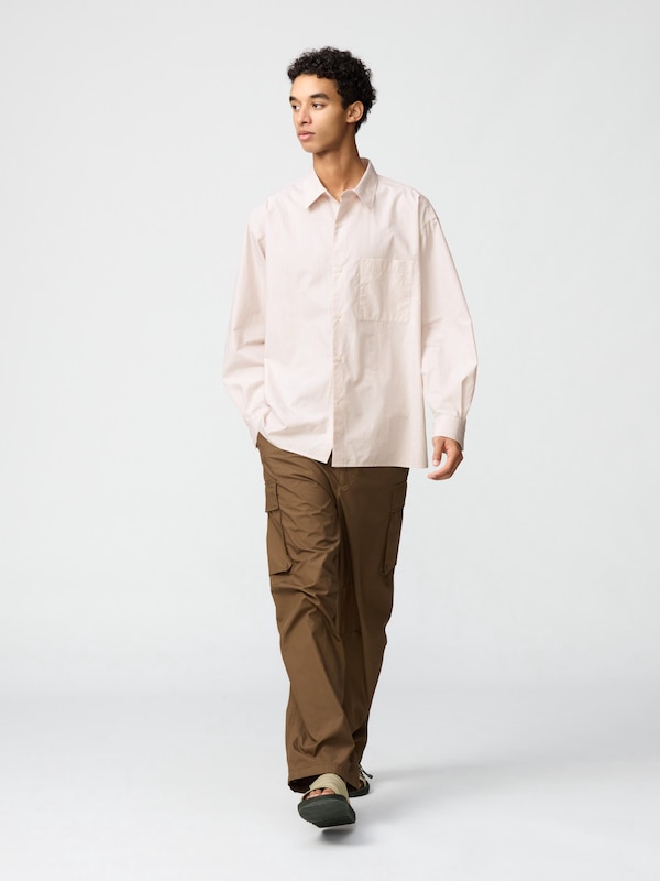 Áo Sơ Mi Broadcloth Dáng Rộng | Kẻ Sọc