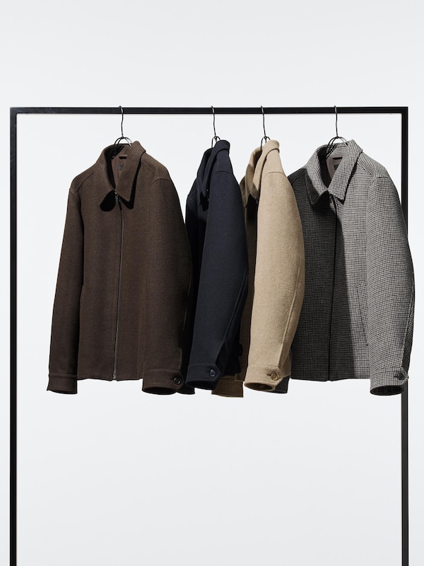 Áo Khoác Blouson Dáng Ngắn