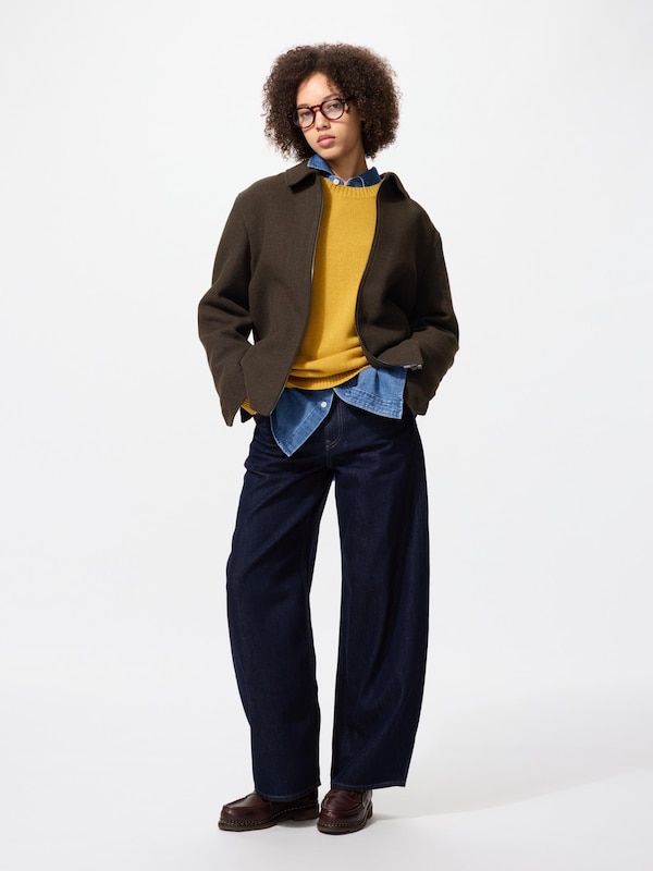 Áo Khoác Blouson Dáng Ngắn