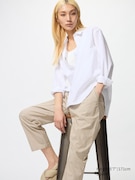 Quần Cotton Dáng Relax Dài Đến Mắt Cá