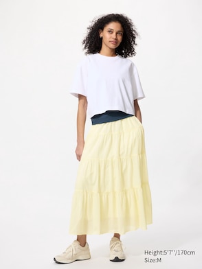 SEERSUCKER VOLUME SKIRT