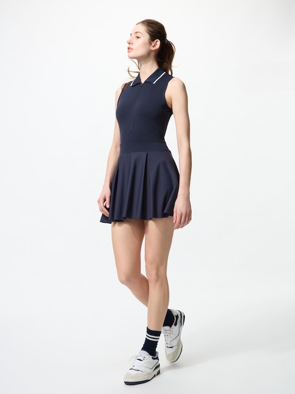 AIRism Đầm Polo Mềm | Không Tay