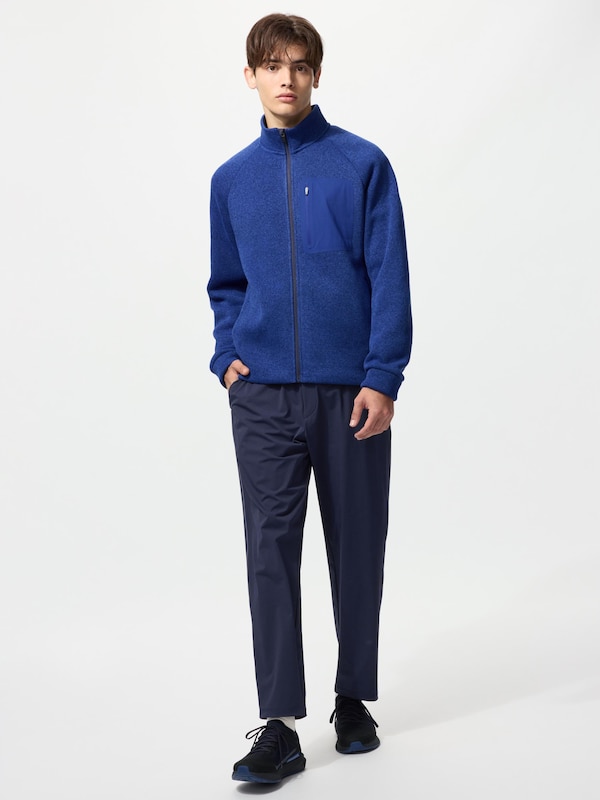 Knitted Fleece Full-Zip Jacket