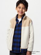 Áo Khoác Giả Lông Cừu Kéo Khóa | Color Block