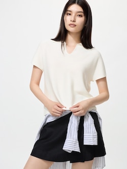 Áo Polo Vải Len Dệt 3D