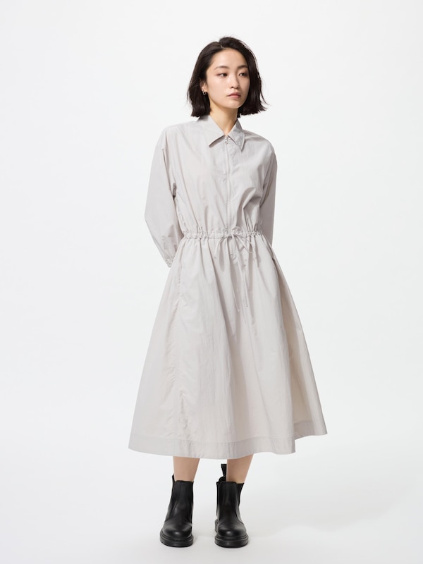 Đầm Vải Nylon | Tay Lửng 3/4