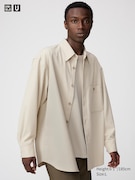 Áo Sơ Mi Vải Twill Dáng Rộng