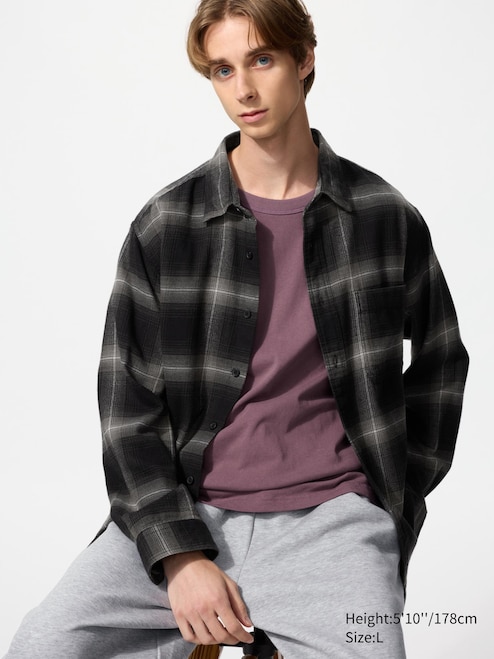 FLANNEL SHIRT CHECKED UNIQLO VN