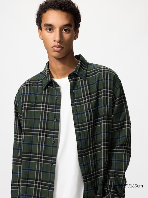 FLANNEL SHIRT CHECKED UNIQLO VN