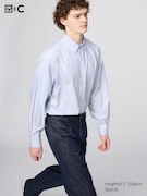 Áo Sơ Mi Vải Broadcloth Dáng Rộng