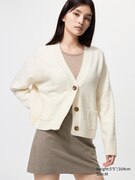 Áo Cardigan Len Sợi Souffle Nhẹ Dáng Ngắn