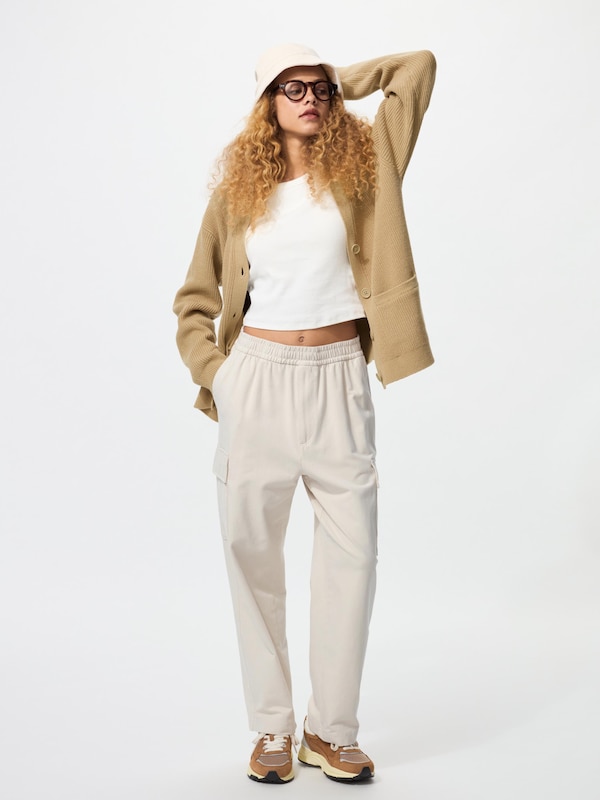 Relaxed V Neck Cardigan