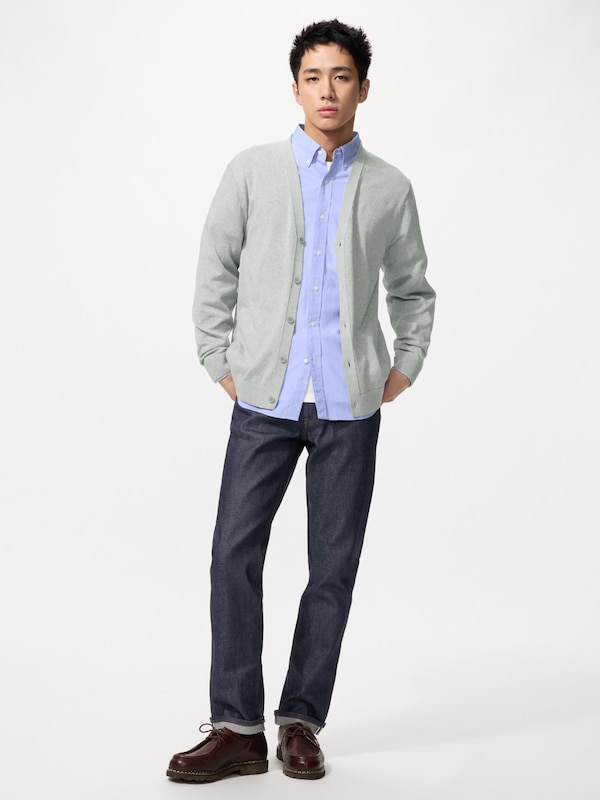 Áo Cardigan Dệt Kim Cổ V