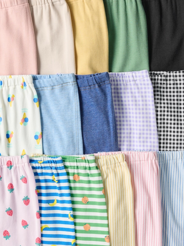 AIRism Quần Leggings Lửng | Kẻ Sọc