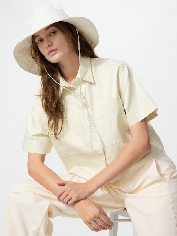 Mũ Rộng Vành Vải Cotton Linen Chống Tia UV