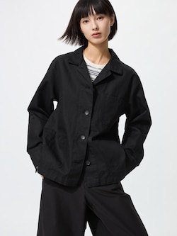 Áo Khoác Vải Pha Linen