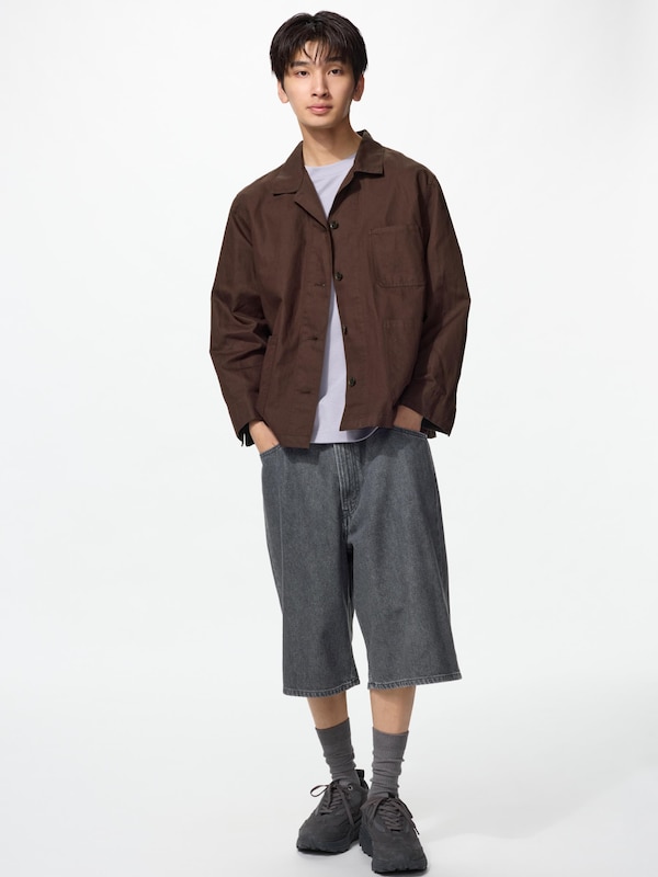 Áo Khoác Vải Pha Linen