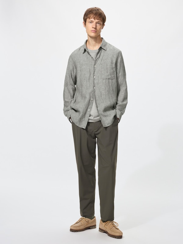 Áo Sơ Mi Vải Linen Cao Cấp | Kẻ Sọc