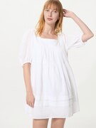 Đầm Vải Cotton Dobby Dáng Mini