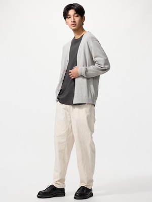 Quần Dài Vải Pha Linen Dáng Relax