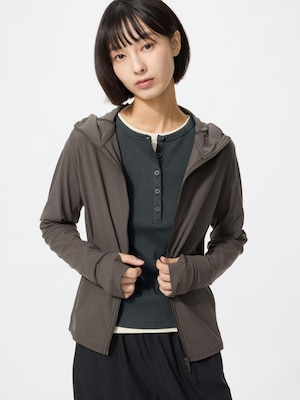 Ultra Stretch AIRism UV Protection Full-Zip Hoodie