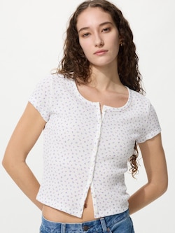 Áo Thun Mini Cài Khuy