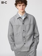Áo Khoác Kiểu Sơ Mi Vải Linen Cao Cấp