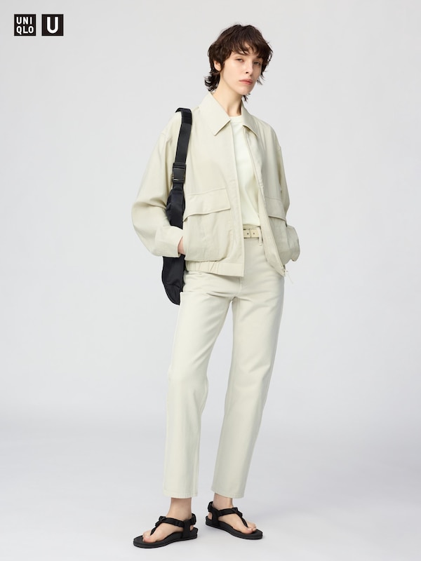 Áo Khoác Blouson Dáng Ngắn