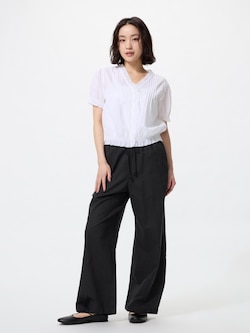 Quần Easy Vải Pha Linen