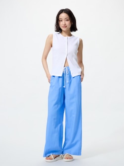 Quần Easy Vải Pha Linen