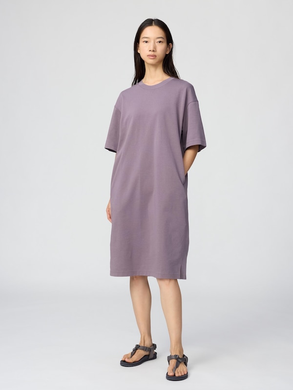 AIRism Cotton Đầm Thun Dáng Relax