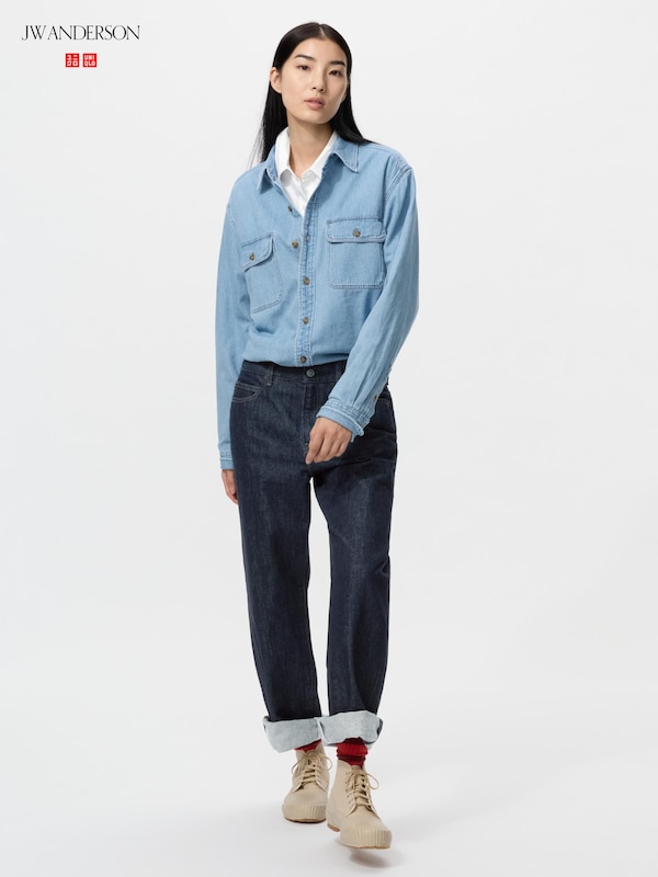 Áo Sơ Mi Vải Denim